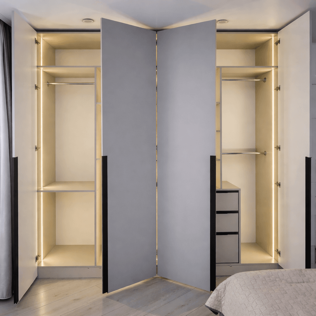 Dressing ouvert avec éclairage LED intégré — ArtMood Tanger