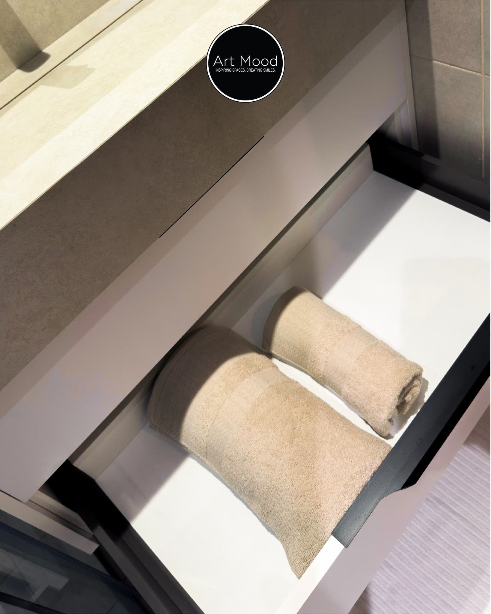 Détail meuble salle de bain